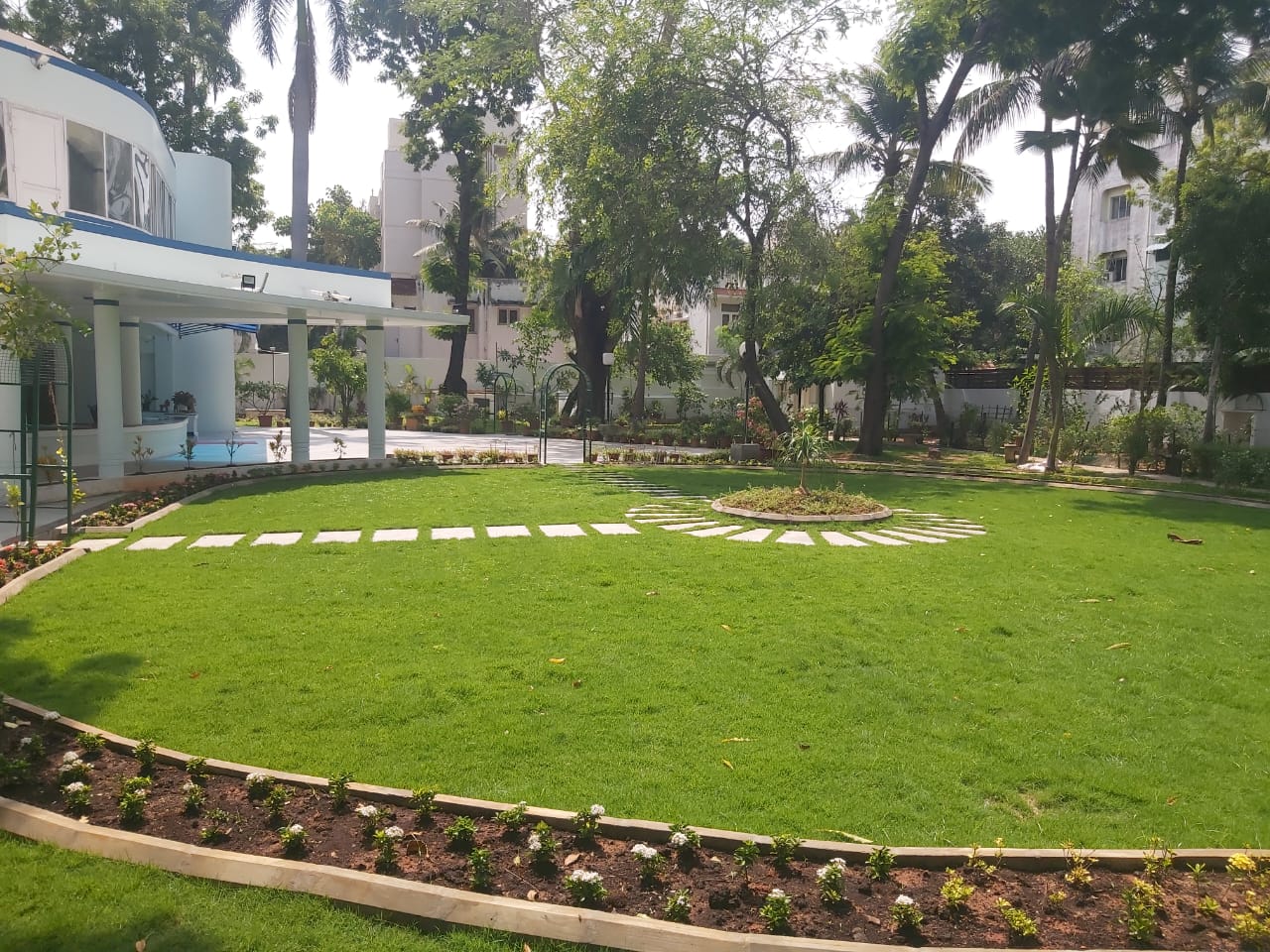 Wooden Roof Garden Design Chennai